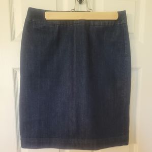 Petite, Denim, Pencil Skirt